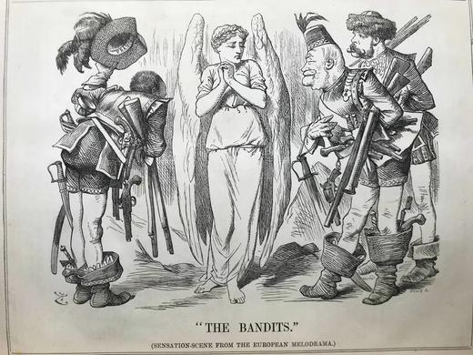 含藏书票！1880年 英国讽刺漫画杂志《笨拙》 数百幅插图 漆布精装16开 商品图8