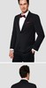 【Lampo蓝豹】B座6F |男士纯羊毛黑色商务正装超修身西服 商品缩略图1