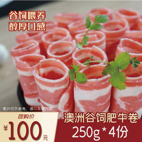 联豪食品澳洲谷饲肥牛卷250g4份【仅限集团兑换 单拍不发货勿拍！】
