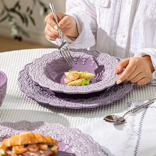 摩登主妇罗兰恋歌欧式餐具陶瓷汤碗饭碗家用 商品图4