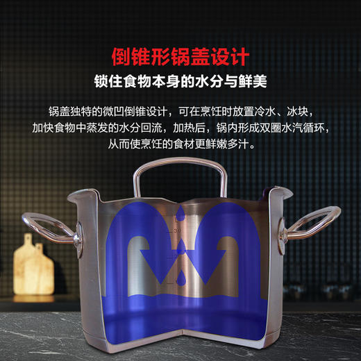德国菲仕乐Fissler新品雅格菁选进口家用不锈钢汤锅深型炖锅 商品图1