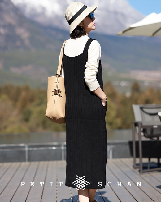 PETIT SCHAN小闪 CLO#179 dear shadow 亲密的影子 超细美丽诺羊毛棉针织背心裙 商品图10