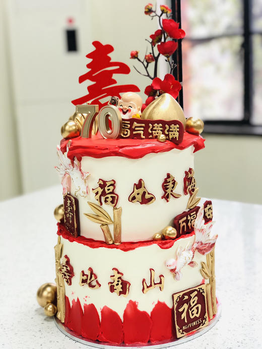 喜庆男士生日蛋糕 商品图0