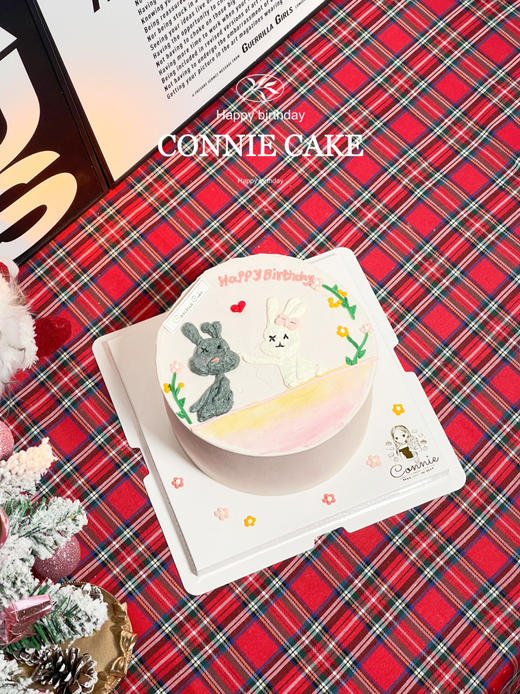 【1316】手绘灰白兔子 商品图2