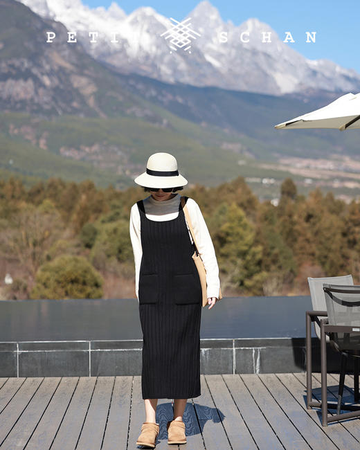 PETIT SCHAN小闪 CLO#179 dear shadow 亲密的影子 超细美丽诺羊毛棉针织背心裙 商品图1