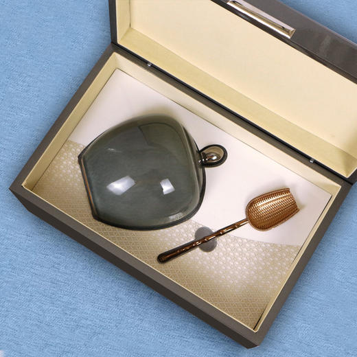 国粹小单【毛尖•灰色】145元一套 /一件10套/单瓷+茶勺约装半斤 商品图6