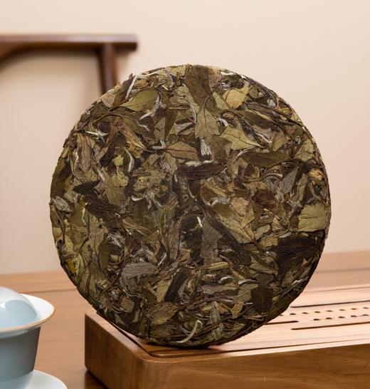福鼎白茶老林出品2019荒野春寿眉兔年生肖白茶饼 商品图1