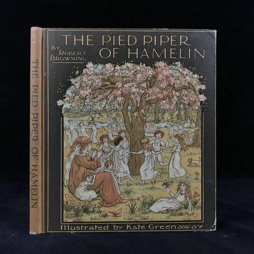 约20世纪早期 哈梅林的吹笛人 凯特·格林纳威约50幅彩色插图 精装16开 商品图0