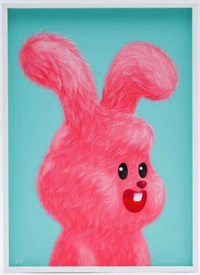 乔乔兔 艺术家KEN LEE----《JOJO兔》签名版画#此商品参加第十一届北京惠民文化消费季