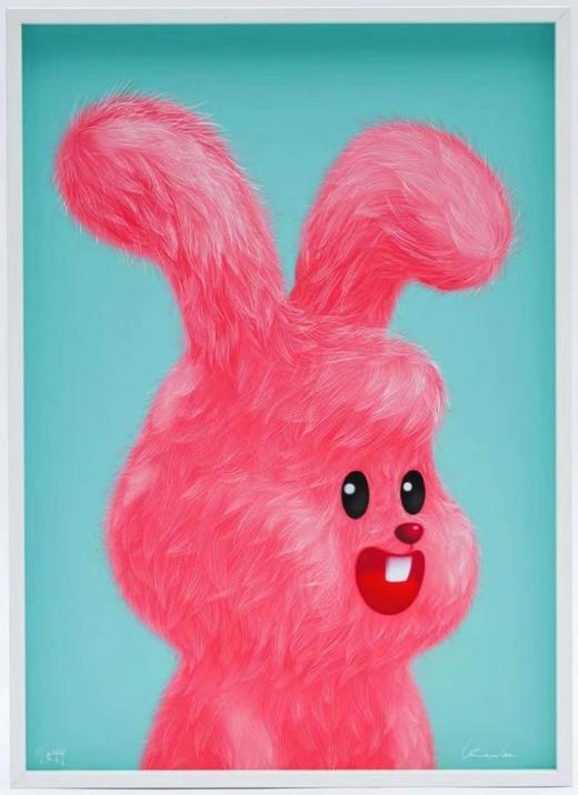 乔乔兔 艺术家KEN LEE----《JOJO兔》签名版画#此商品参加第十一届北京惠民文化消费季 商品图0