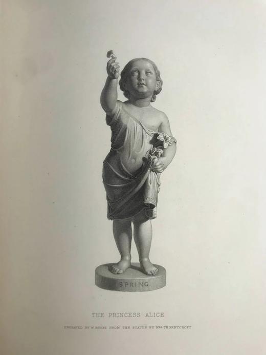 约19世纪后期 维多利亚女王传（全2卷合订本） 约20幅插图 真皮精装大16开 商品图5