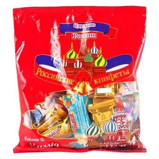 【中欧班列精选】俄罗斯士力架  原装进口涅夫斯基多口味士力架 牛轧巧克力糖果 2斤 5斤装 商品图0