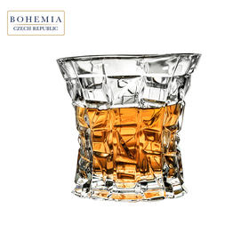 捷克进口/BOHEMIA波西米亚 高端水晶玻璃洋酒杯 帕翠欧威士忌杯200ml（单只）