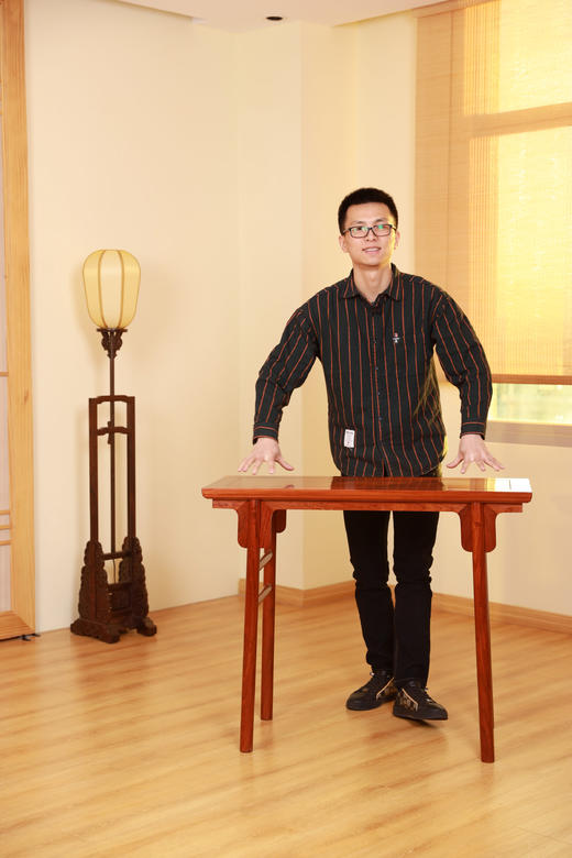 红桥红  家具严选  缅甸花梨（大果紫檀）【98/120 刀牙 平头案】 商品图7