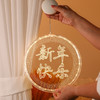 【LED圆盘3D春节彩灯】新年过年装饰灯小挂件2023兔年春节彩灯挂饰场景布置家用发光饰品 商品缩略图3
