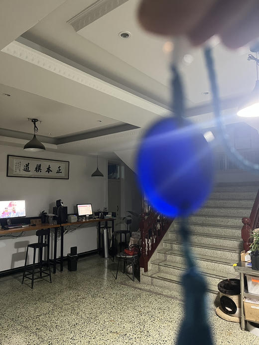 蓝色大号精品云子吊坠 商品图3