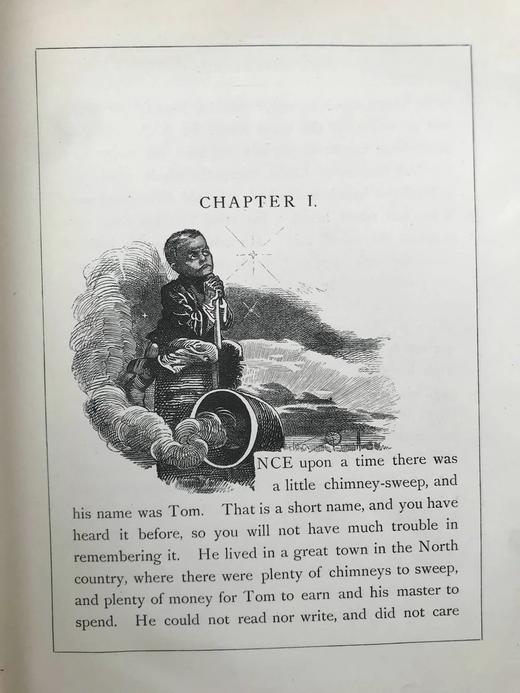 1886年 查尔斯·金斯利《水孩子》 100幅插图 漆布精装大32开 商品图5