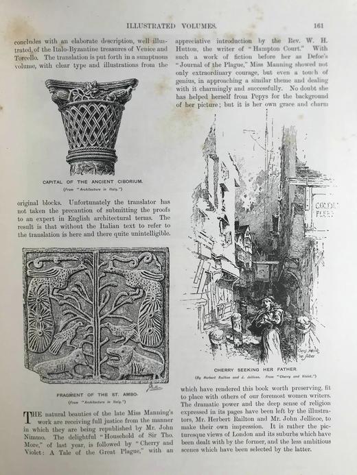 1897年 艺术杂志 数百幅插图 漆布精装大16开 商品图14