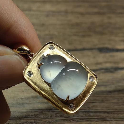 【福禄平安】玻璃种翡翠葫芦项坠 商品图12