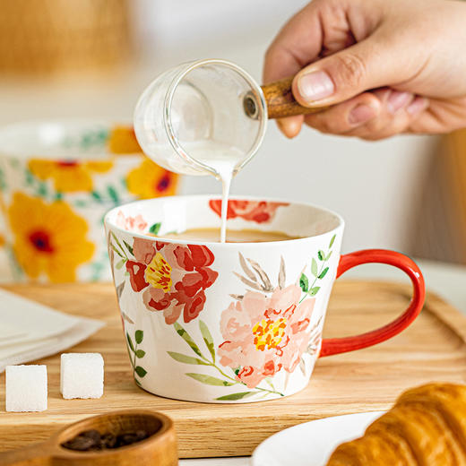 摩登主妇原创美式马克杯女生陶瓷水杯家用早餐杯办公室高颜值杯子 商品图1