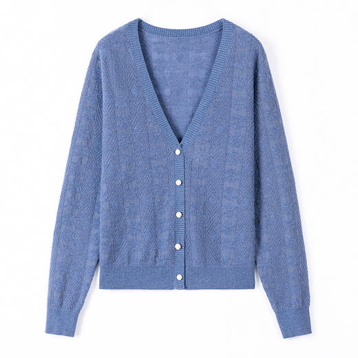 提花针织开衫毛衣外套，新款短款配裙子小披肩CC-53-58677 商品图4