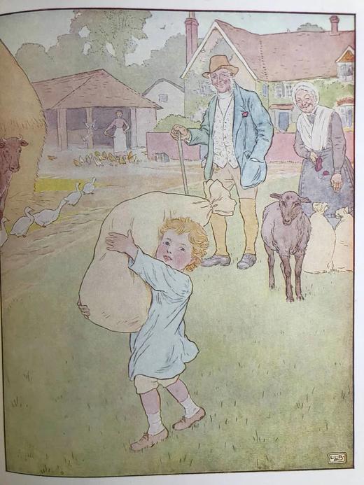 约20世纪早期 橙子与柠檬 凯特·格林纳威约20幅插图 精装16开 商品图5