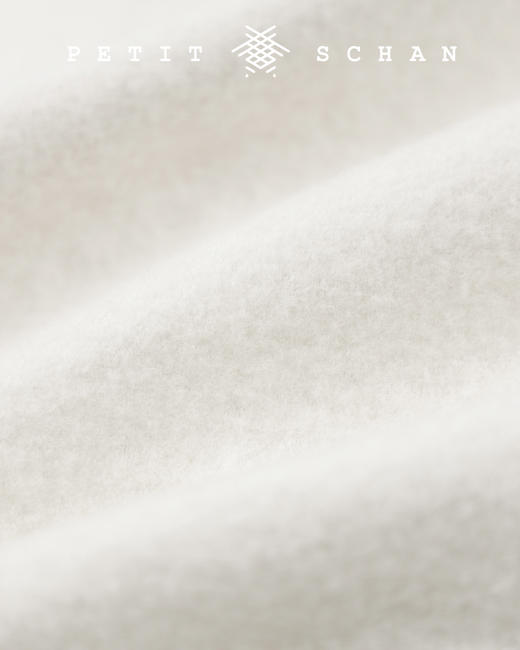 PETIT SCHAN小闪 CLO#181 vast whiteness 白茫茫 羊毛棉混纺针织小外套/阔腿裤 商品图12