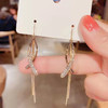 JU-G2133新款流苏耳环女气质长款感耳坠圆脸显瘦的仙个性耳钩女 商品缩略图2