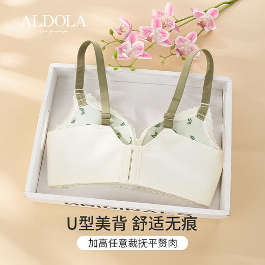 雅黛丽内衣小胸聚拢显胸大文胸软钢圈性感美背收副乳放下垂胸罩女 商品图1