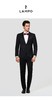 【Lampo蓝豹】B座6F |男士纯羊毛黑色商务正装超修身西服 商品缩略图0