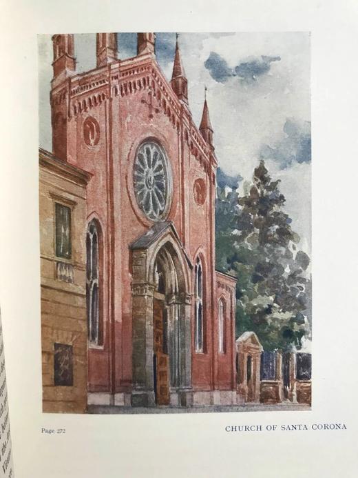 约20世纪早期 维琴察：圣徒的故乡 35幅插图（多幅彩色） 漆布精装18开 商品图6