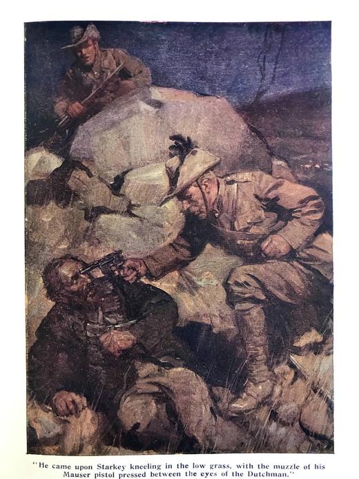 约20世纪早期 男孩故事书 数十幅插图（含多幅彩色） 布脊精装18开 商品图7