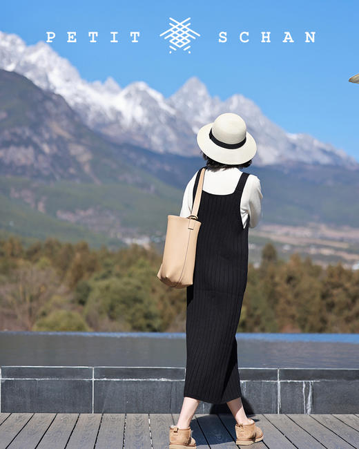 PETIT SCHAN小闪 CLO#179 dear shadow 亲密的影子 超细美丽诺羊毛棉针织背心裙 商品图3