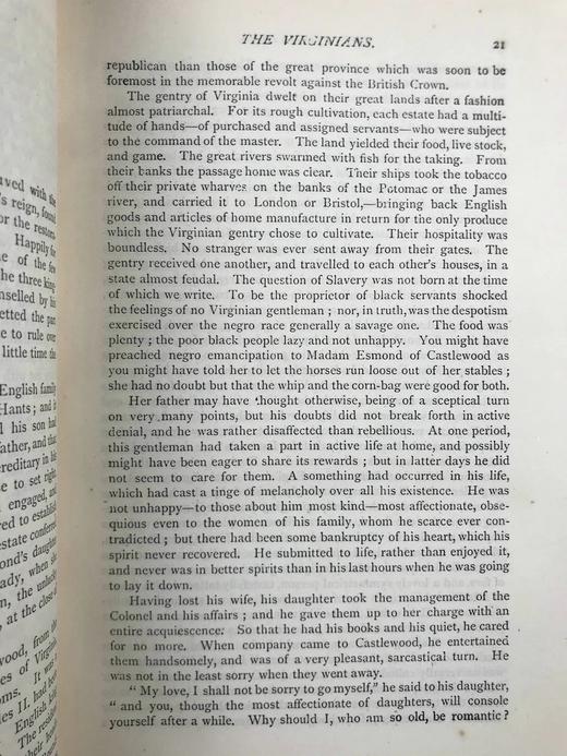 含藏书票！1878年 萨克雷《弗吉尼亚人》 1幅插图 真皮精装32开 商品图6