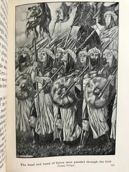 1910年 色诺芬故事集 16幅插图 漆布精装32开 商品图9