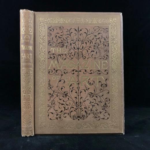 1897年 艺术杂志 数百幅插图 漆布精装大16开 商品图0