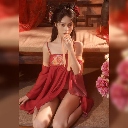 【古韵牡丹】飘逸 舞袖 性感情趣 内衣 汉服 古风 情趣内衣 型号：6884 商品图6