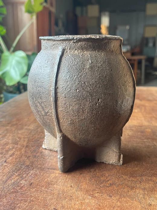 枣型十字足铁质香炉，顺丰包邮 商品图3