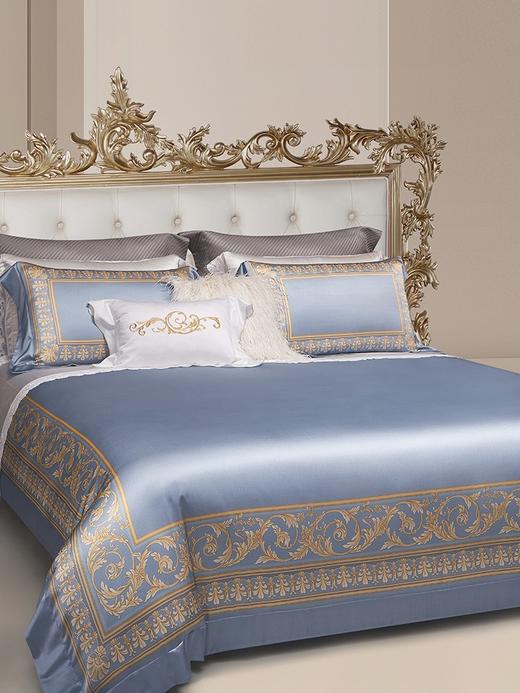 【6F】ROYALCOVER/罗卡芙欧式巴洛克套件真丝数码印花四件套 特尔尼庄园 商品图2