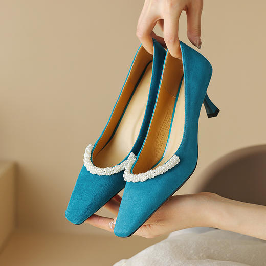 优雅百搭，简约纯色高跟鞋DB-M5570 商品图7