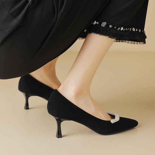 优雅百搭，简约纯色高跟鞋DB-M5570 商品图6