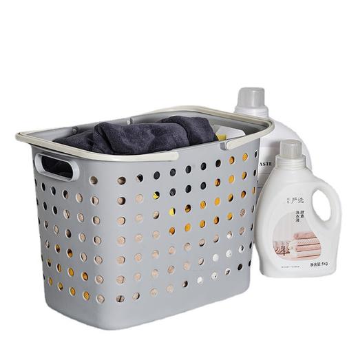 【大号脏衣收纳篓】家用手提脏衣篓镂空收纳筐 零食玩具收纳筐洗澡篮收纳篮 商品图4