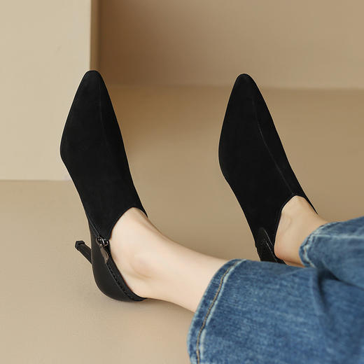 法式复古，细高跟防水台深口单鞋DB-M5569 商品图7