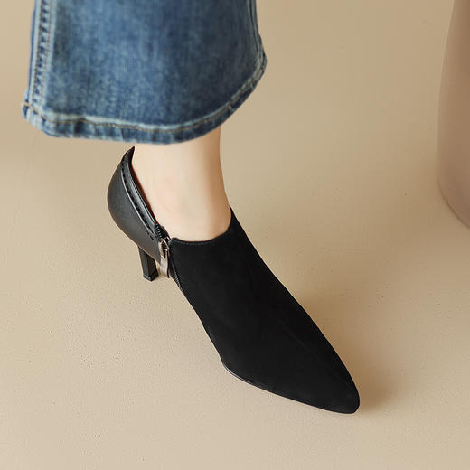 法式复古，细高跟防水台深口单鞋DB-M5569 商品图10