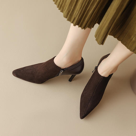 法式复古，细高跟防水台深口单鞋DB-M5569 商品图5