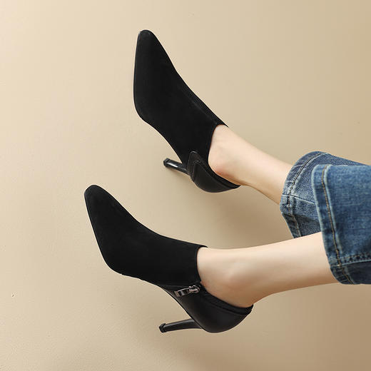 法式复古，细高跟防水台深口单鞋DB-M5569 商品图12
