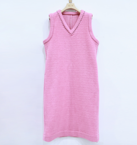 【抖音专属】V领无袖连衣裙（22807161苏梅）
