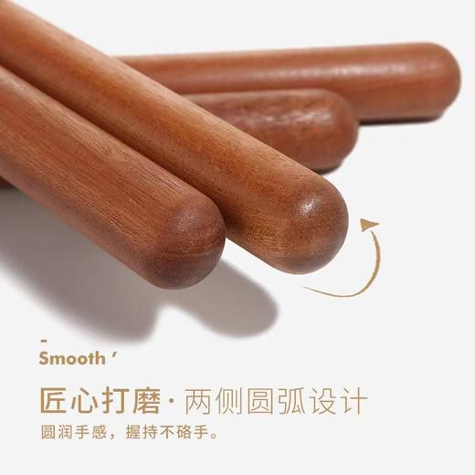 【不易开裂 无漆无蜡】原森太擀面杖实木擀面棍家用赶面棍面棒杆面棍杖擀饺子皮 商品图2