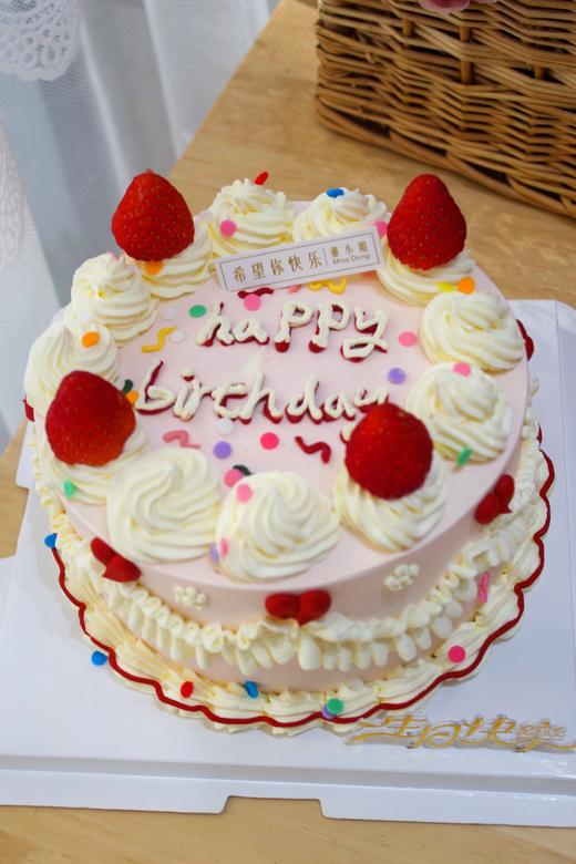 粉色花边复古蛋糕 商品图2