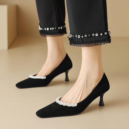 优雅百搭，简约纯色高跟鞋DB-M5570 商品图0